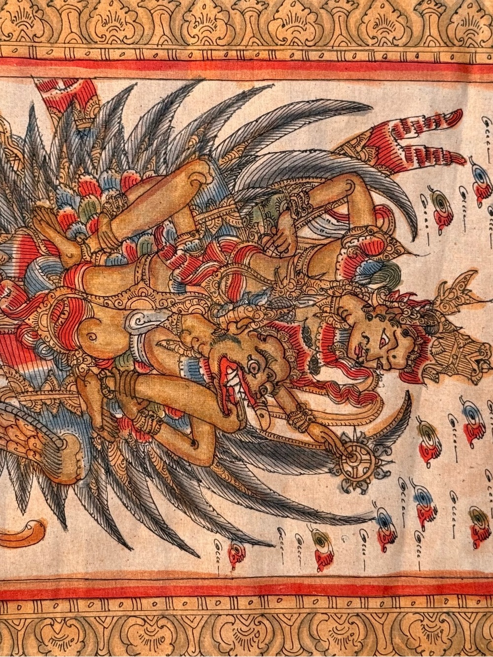 Vintage collectible Hindu Thai artwork - Picture 6 of 6